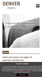 Mobile Screenshot of denverabogados.com